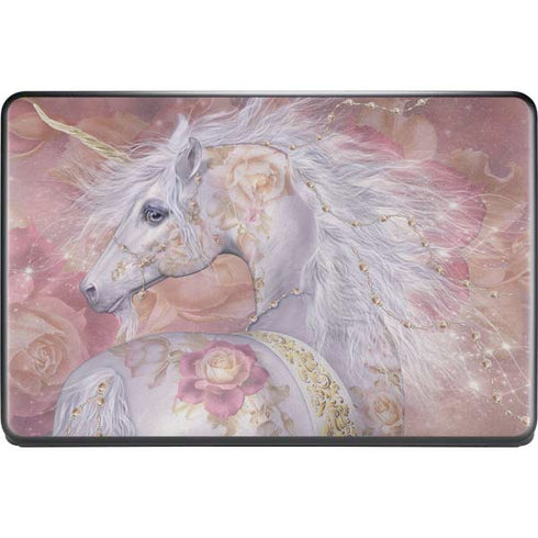 Licorne Florale Rose Unicorn by Laurie Prindle Google Pixelbook Go Skin
